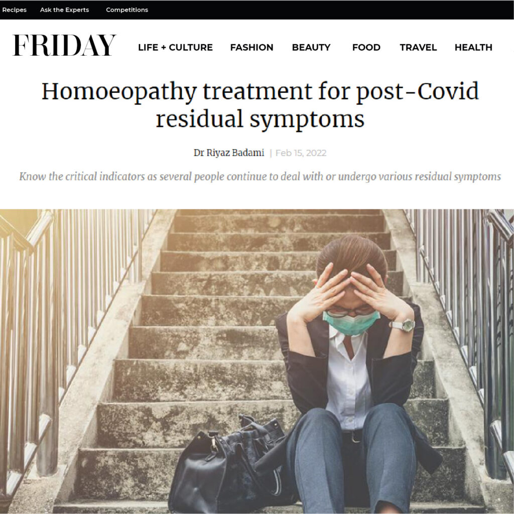 homeopathy treatment for post covid residual symptoms